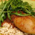 Кальмары фаршированные курицей