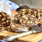 колбаска из печенья со сгущенкой
