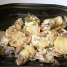шампиньоны с картошкой в сметане