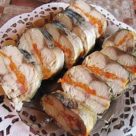 Фаршированная скумбрия с желатином